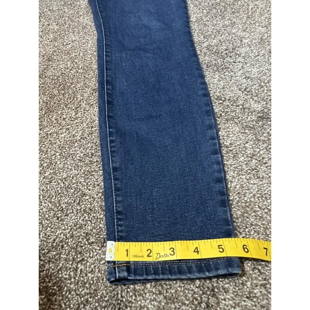 Everlane Women Jeans Size 32 High Rise Skinny Blue Stretch Zipper Pockets